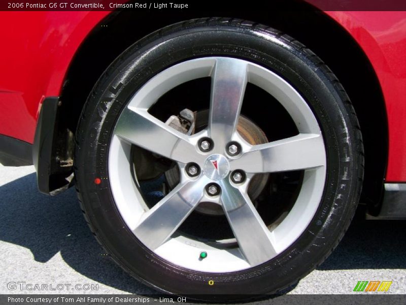 Crimson Red / Light Taupe 2006 Pontiac G6 GT Convertible