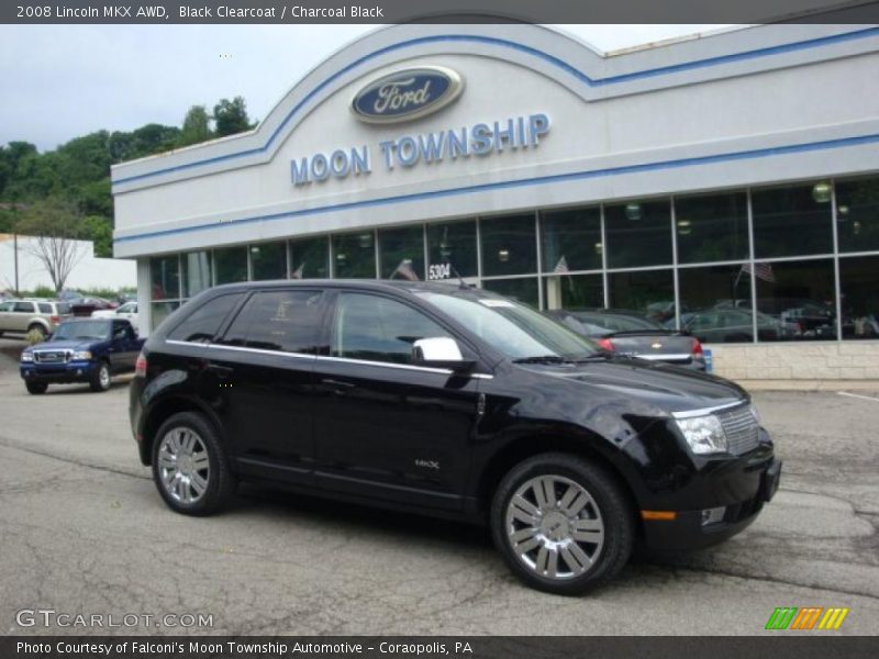 Black Clearcoat / Charcoal Black 2008 Lincoln MKX AWD