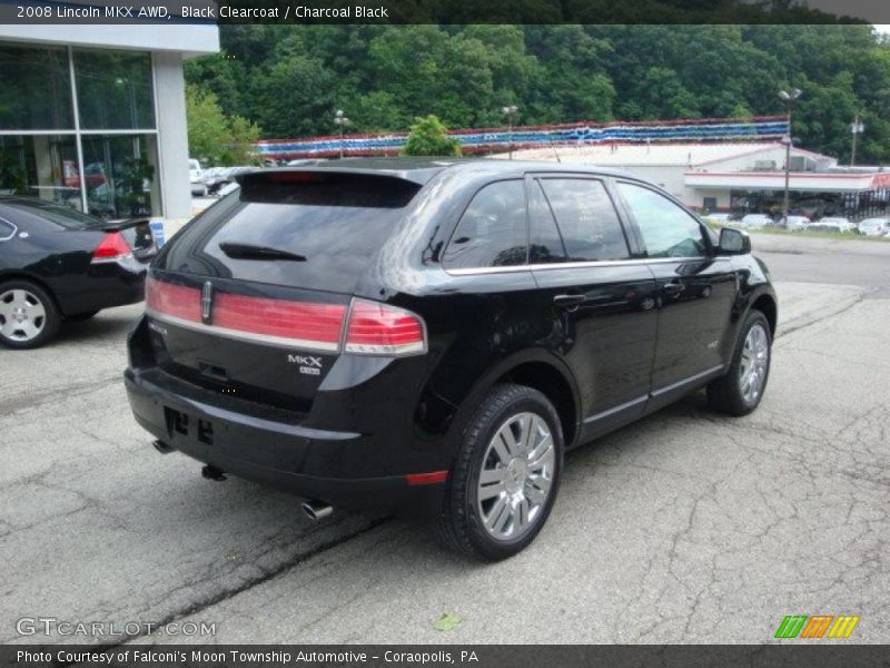 Black Clearcoat / Charcoal Black 2008 Lincoln MKX AWD