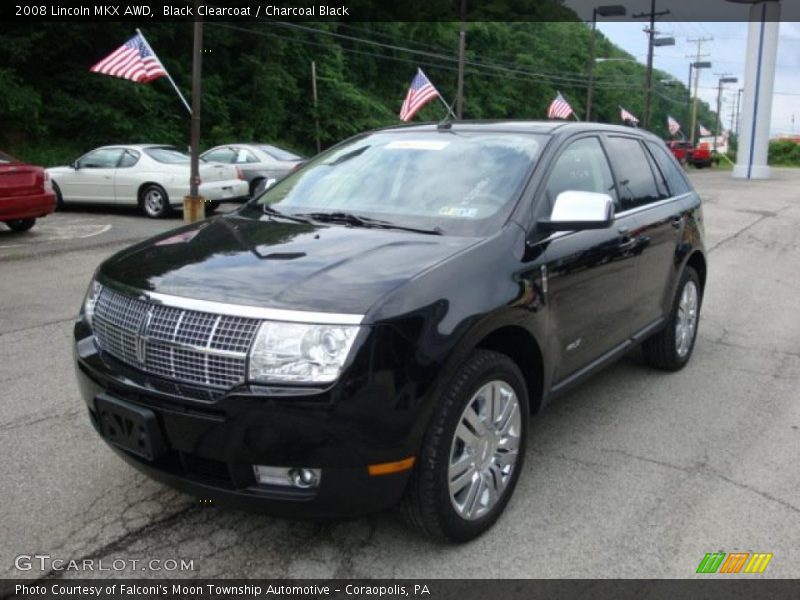 Black Clearcoat / Charcoal Black 2008 Lincoln MKX AWD