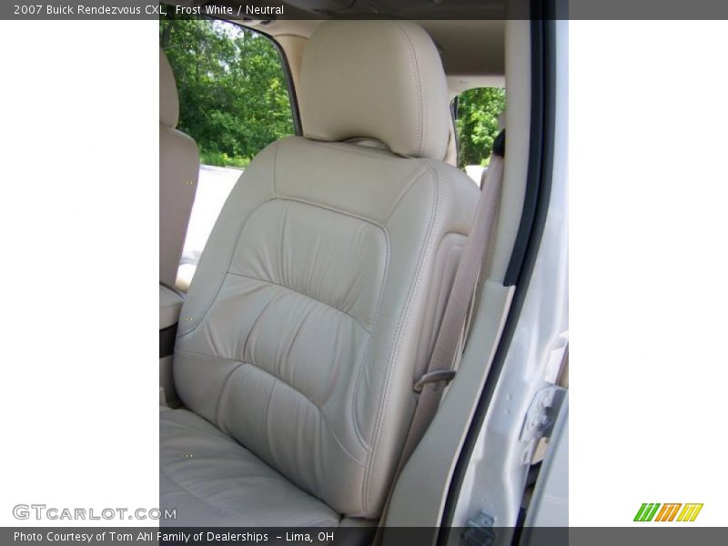 Frost White / Neutral 2007 Buick Rendezvous CXL