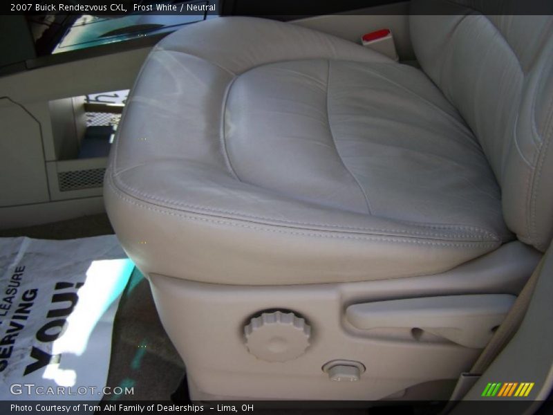 Frost White / Neutral 2007 Buick Rendezvous CXL