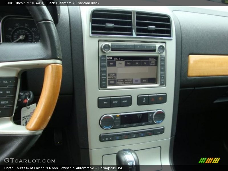 Black Clearcoat / Charcoal Black 2008 Lincoln MKX AWD