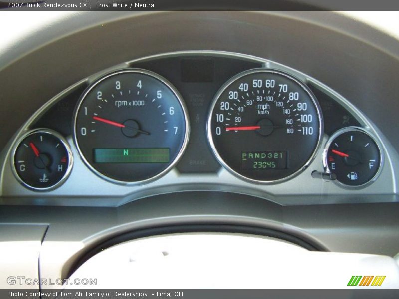 Frost White / Neutral 2007 Buick Rendezvous CXL
