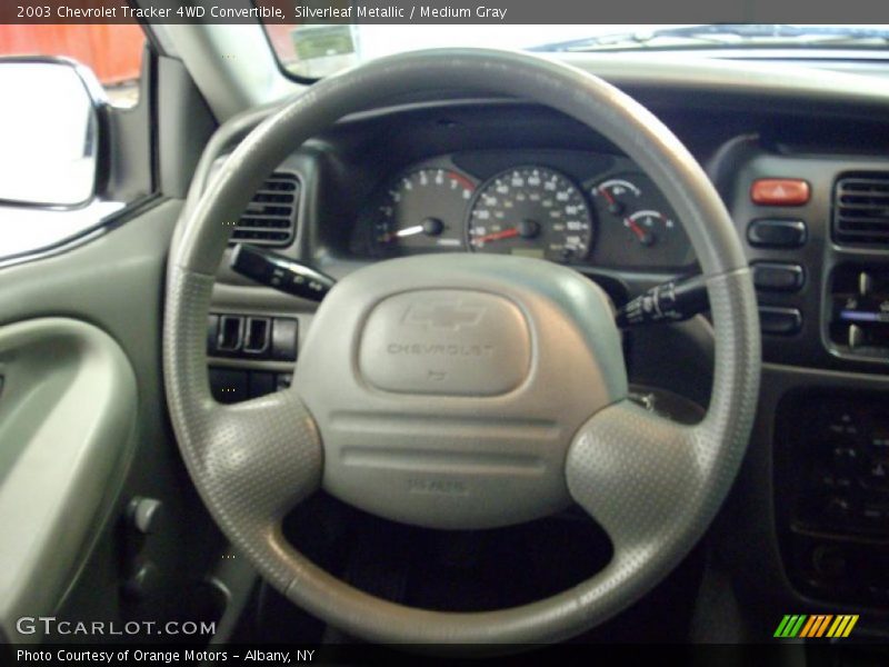 Silverleaf Metallic / Medium Gray 2003 Chevrolet Tracker 4WD Convertible
