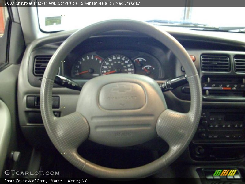Silverleaf Metallic / Medium Gray 2003 Chevrolet Tracker 4WD Convertible