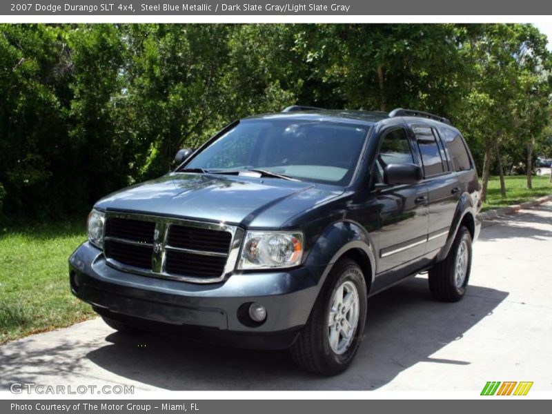 Steel Blue Metallic / Dark Slate Gray/Light Slate Gray 2007 Dodge Durango SLT 4x4