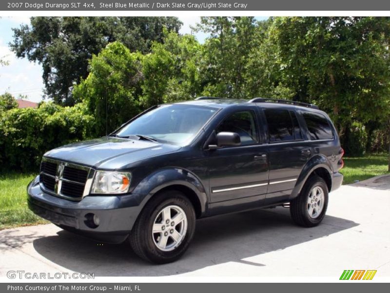 Steel Blue Metallic / Dark Slate Gray/Light Slate Gray 2007 Dodge Durango SLT 4x4