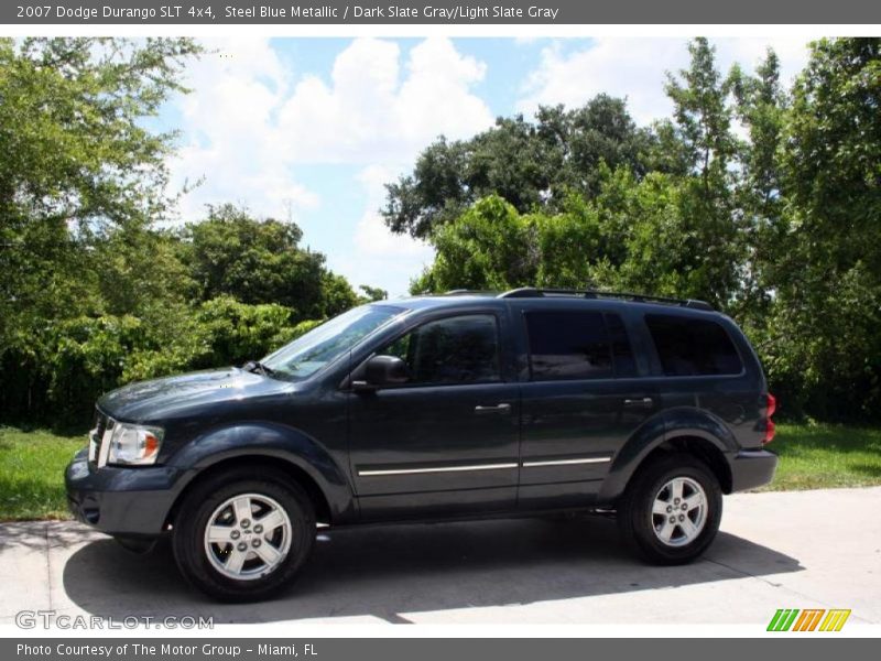 Steel Blue Metallic / Dark Slate Gray/Light Slate Gray 2007 Dodge Durango SLT 4x4