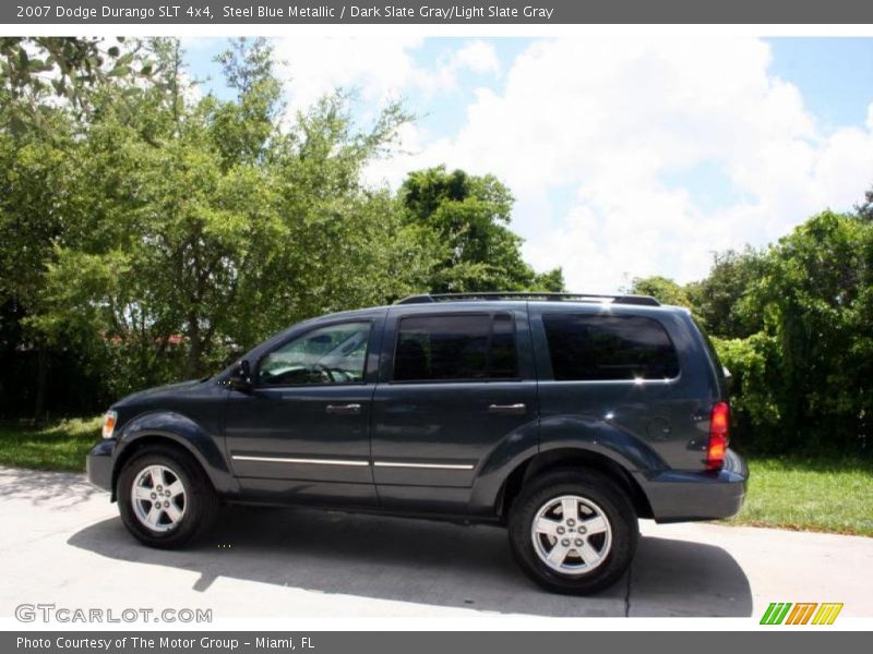 Steel Blue Metallic / Dark Slate Gray/Light Slate Gray 2007 Dodge Durango SLT 4x4