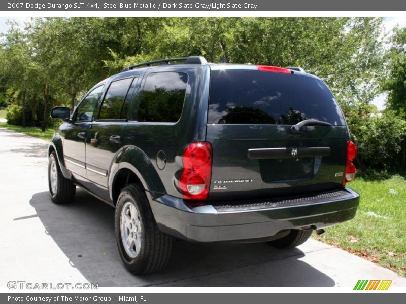 Steel Blue Metallic / Dark Slate Gray/Light Slate Gray 2007 Dodge Durango SLT 4x4