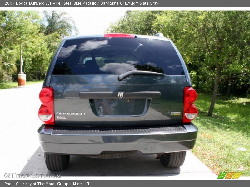 Steel Blue Metallic / Dark Slate Gray/Light Slate Gray 2007 Dodge Durango SLT 4x4