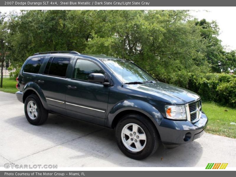 Steel Blue Metallic / Dark Slate Gray/Light Slate Gray 2007 Dodge Durango SLT 4x4
