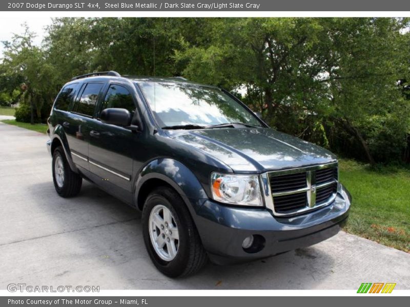 Steel Blue Metallic / Dark Slate Gray/Light Slate Gray 2007 Dodge Durango SLT 4x4