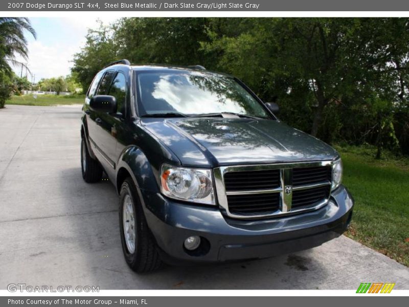 Steel Blue Metallic / Dark Slate Gray/Light Slate Gray 2007 Dodge Durango SLT 4x4