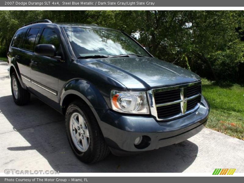 Steel Blue Metallic / Dark Slate Gray/Light Slate Gray 2007 Dodge Durango SLT 4x4