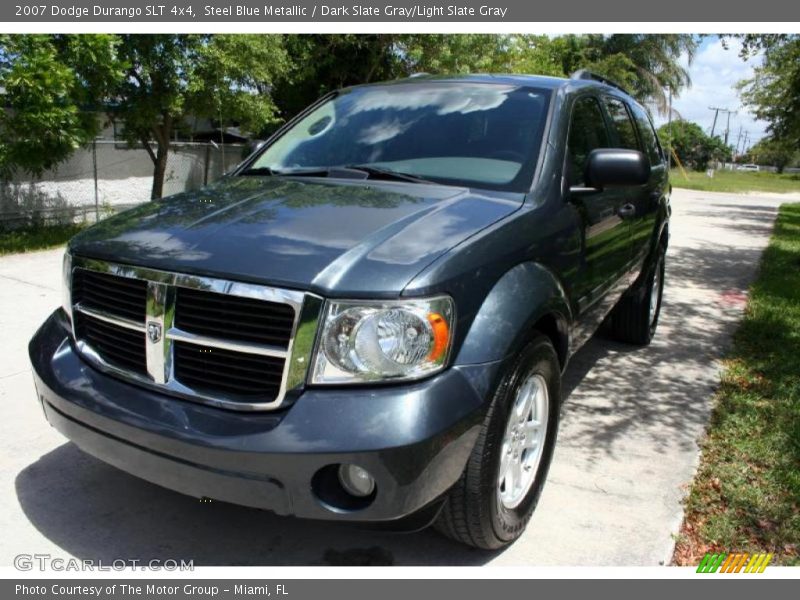 Steel Blue Metallic / Dark Slate Gray/Light Slate Gray 2007 Dodge Durango SLT 4x4