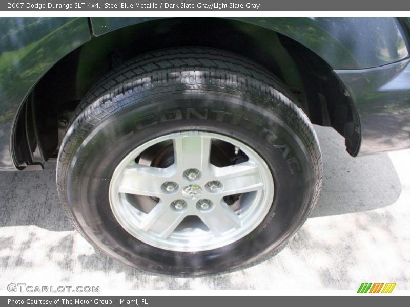Steel Blue Metallic / Dark Slate Gray/Light Slate Gray 2007 Dodge Durango SLT 4x4