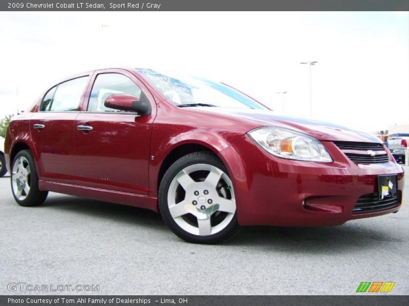Sport Red / Gray 2009 Chevrolet Cobalt LT Sedan