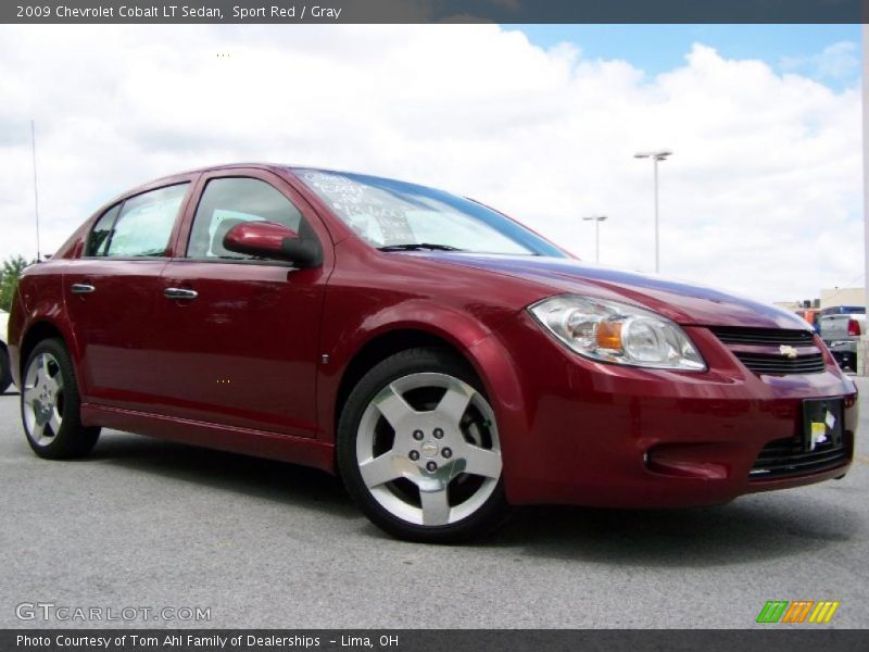 Sport Red / Gray 2009 Chevrolet Cobalt LT Sedan