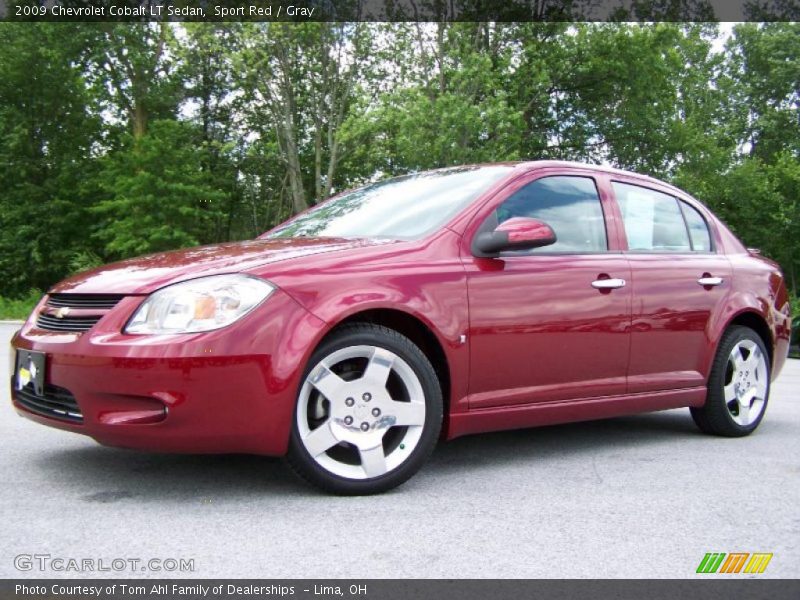 Sport Red / Gray 2009 Chevrolet Cobalt LT Sedan