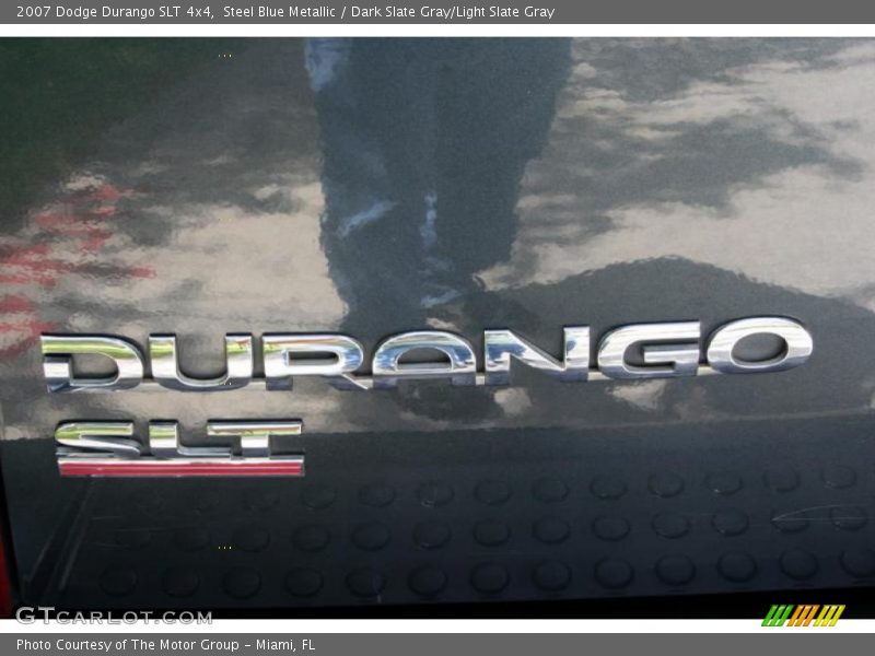 Steel Blue Metallic / Dark Slate Gray/Light Slate Gray 2007 Dodge Durango SLT 4x4