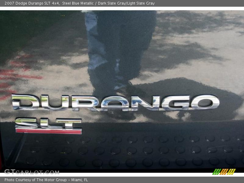 Steel Blue Metallic / Dark Slate Gray/Light Slate Gray 2007 Dodge Durango SLT 4x4