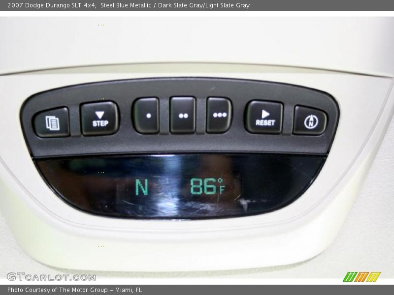 Steel Blue Metallic / Dark Slate Gray/Light Slate Gray 2007 Dodge Durango SLT 4x4