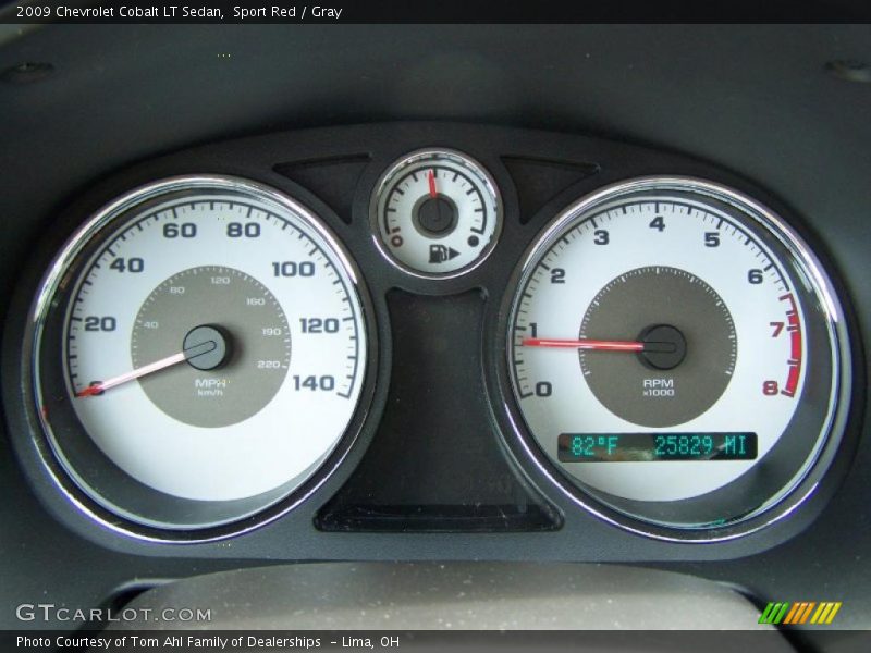 Sport Red / Gray 2009 Chevrolet Cobalt LT Sedan