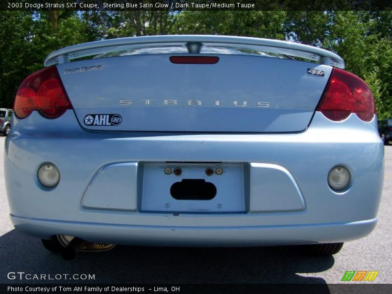 Sterling Blue Satin Glow / Dark Taupe/Medium Taupe 2003 Dodge Stratus SXT Coupe