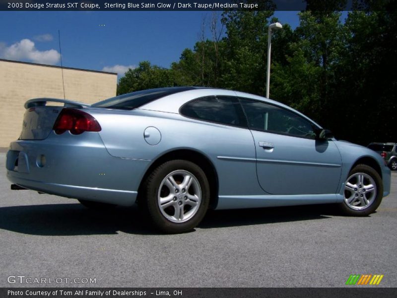 Sterling Blue Satin Glow / Dark Taupe/Medium Taupe 2003 Dodge Stratus SXT Coupe