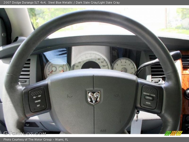 Steel Blue Metallic / Dark Slate Gray/Light Slate Gray 2007 Dodge Durango SLT 4x4
