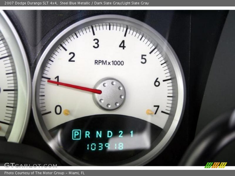 Steel Blue Metallic / Dark Slate Gray/Light Slate Gray 2007 Dodge Durango SLT 4x4