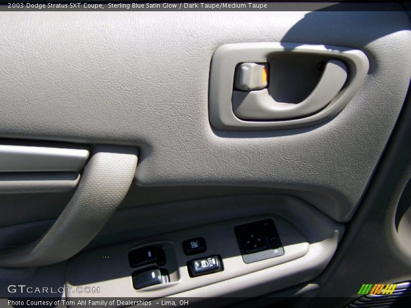 Sterling Blue Satin Glow / Dark Taupe/Medium Taupe 2003 Dodge Stratus SXT Coupe