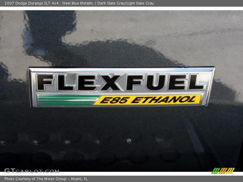 Steel Blue Metallic / Dark Slate Gray/Light Slate Gray 2007 Dodge Durango SLT 4x4
