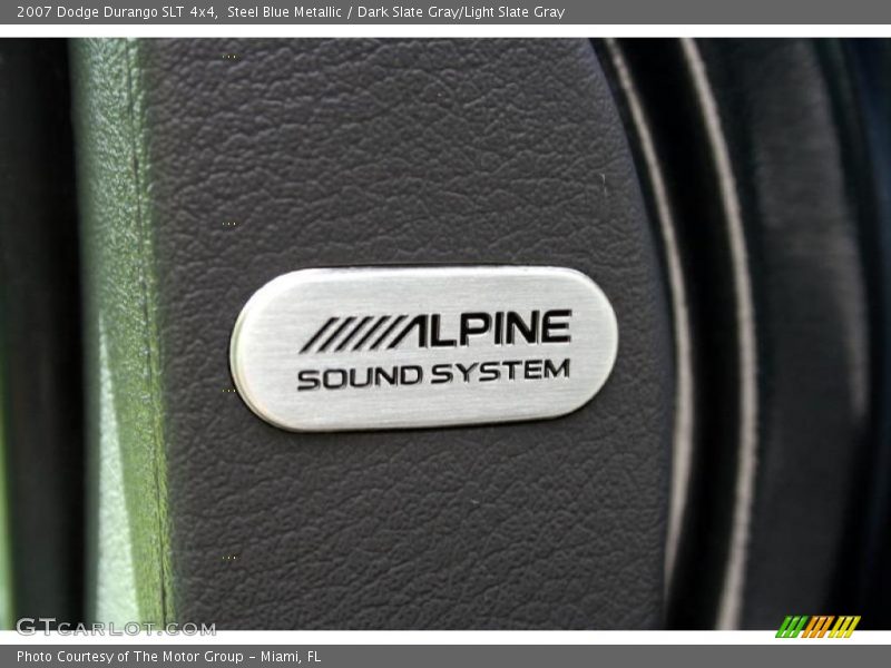 Steel Blue Metallic / Dark Slate Gray/Light Slate Gray 2007 Dodge Durango SLT 4x4