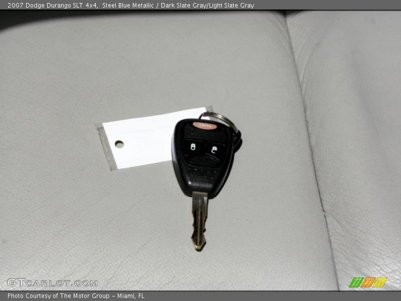 Steel Blue Metallic / Dark Slate Gray/Light Slate Gray 2007 Dodge Durango SLT 4x4