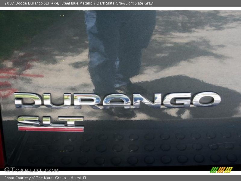 Steel Blue Metallic / Dark Slate Gray/Light Slate Gray 2007 Dodge Durango SLT 4x4