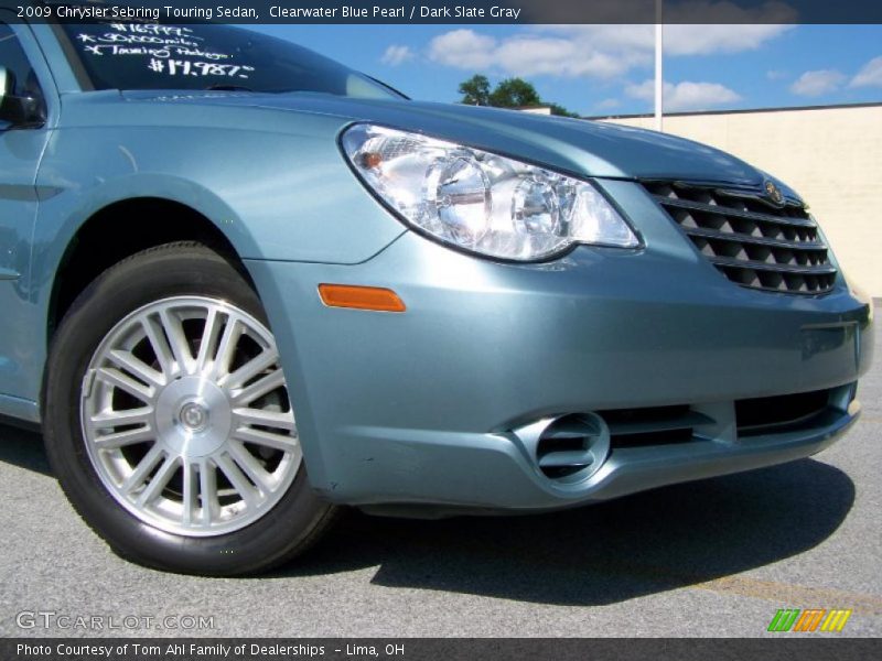 Clearwater Blue Pearl / Dark Slate Gray 2009 Chrysler Sebring Touring Sedan