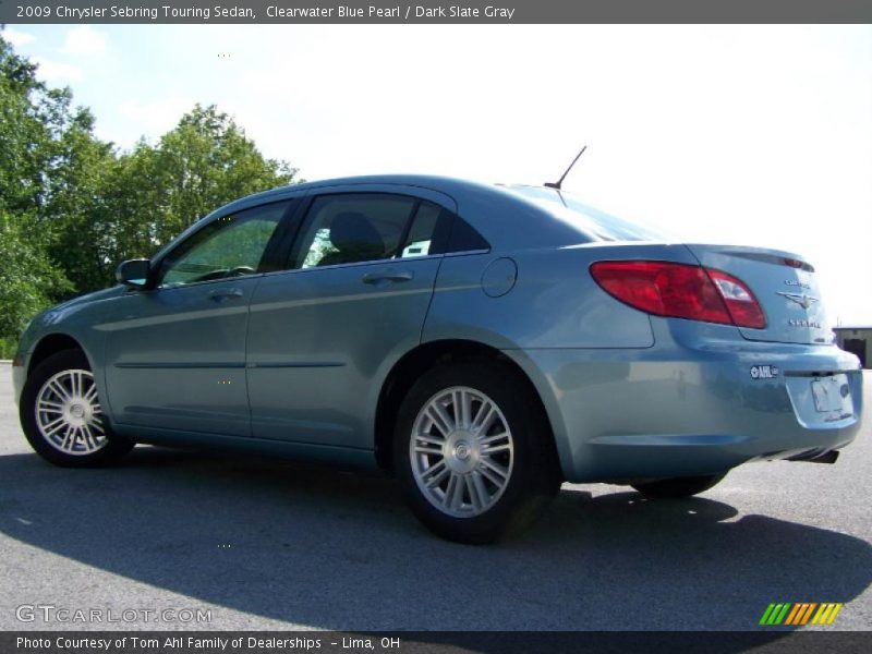 Clearwater Blue Pearl / Dark Slate Gray 2009 Chrysler Sebring Touring Sedan