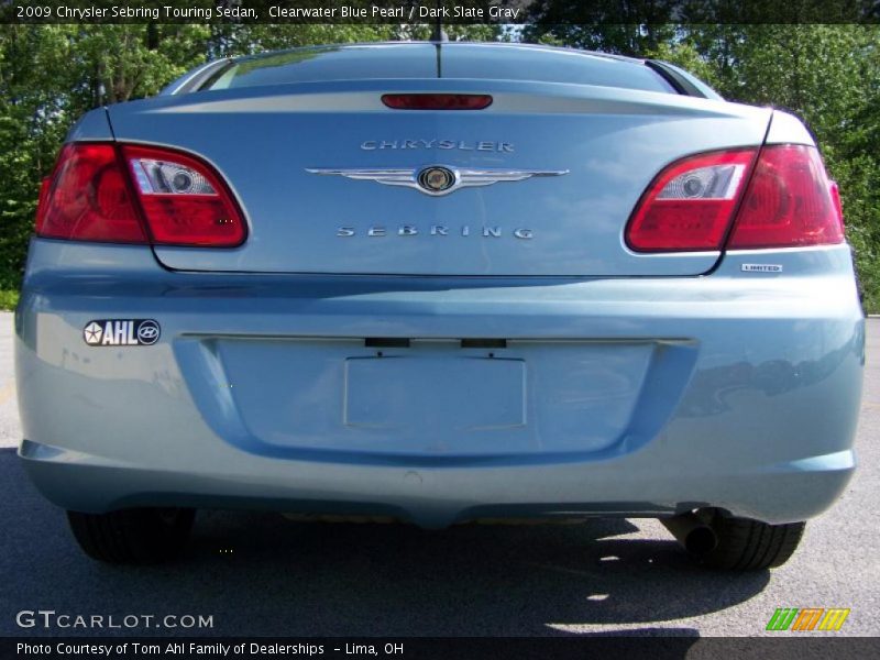 Clearwater Blue Pearl / Dark Slate Gray 2009 Chrysler Sebring Touring Sedan