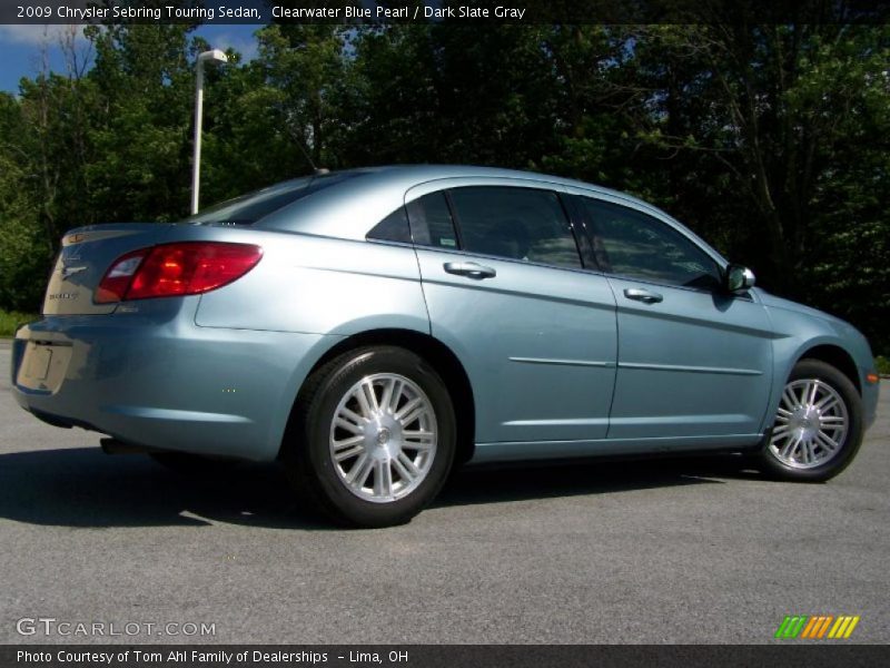 Clearwater Blue Pearl / Dark Slate Gray 2009 Chrysler Sebring Touring Sedan