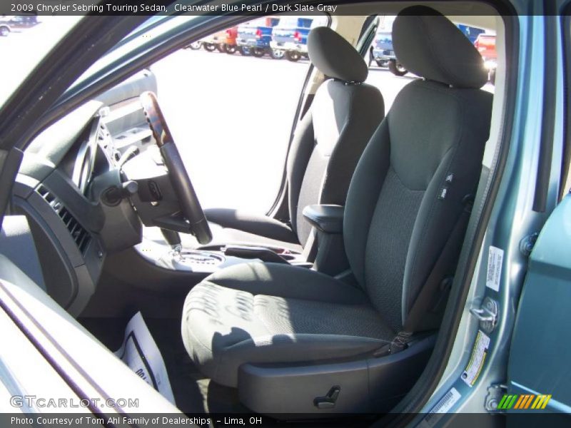 Clearwater Blue Pearl / Dark Slate Gray 2009 Chrysler Sebring Touring Sedan
