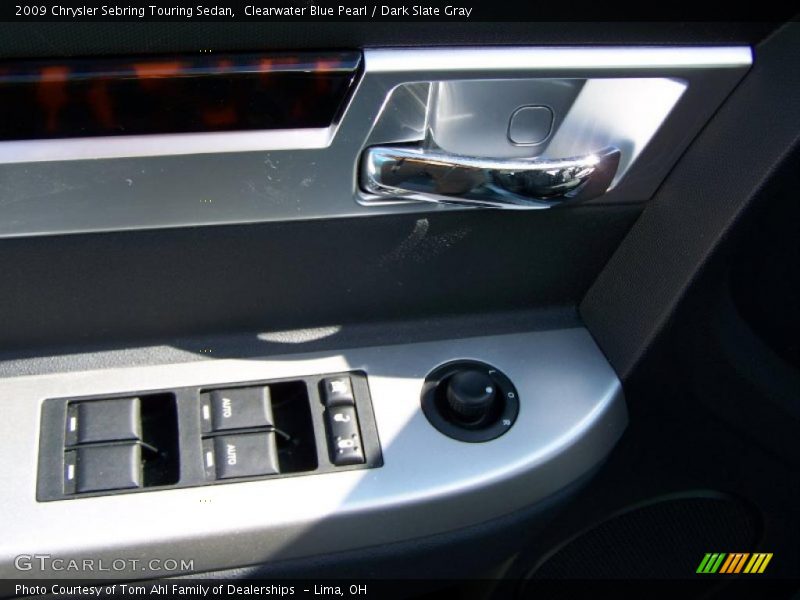 Clearwater Blue Pearl / Dark Slate Gray 2009 Chrysler Sebring Touring Sedan