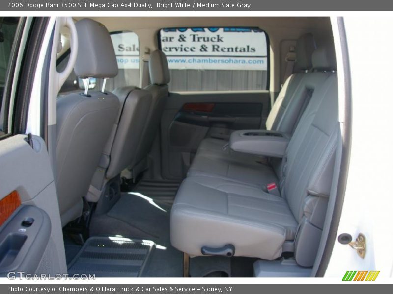 Bright White / Medium Slate Gray 2006 Dodge Ram 3500 SLT Mega Cab 4x4 Dually