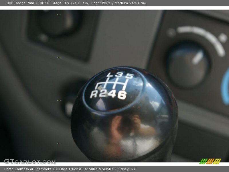 Bright White / Medium Slate Gray 2006 Dodge Ram 3500 SLT Mega Cab 4x4 Dually
