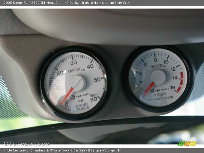 Bright White / Medium Slate Gray 2006 Dodge Ram 3500 SLT Mega Cab 4x4 Dually