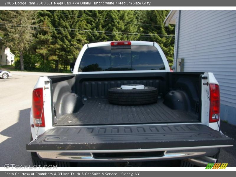 Bright White / Medium Slate Gray 2006 Dodge Ram 3500 SLT Mega Cab 4x4 Dually