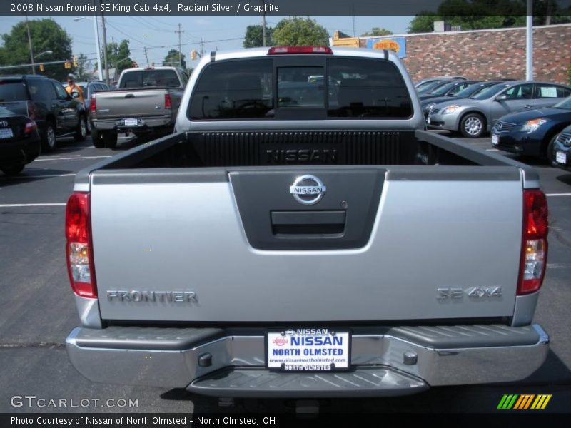 Radiant Silver / Graphite 2008 Nissan Frontier SE King Cab 4x4