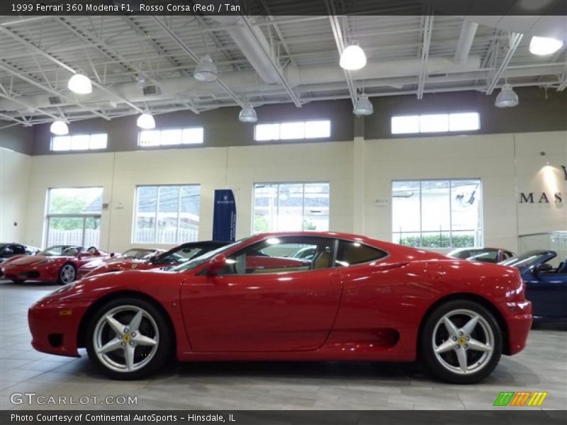 Rosso Corsa (Red) / Tan 1999 Ferrari 360 Modena F1